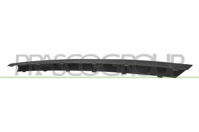 FRONT BUMPER MOLDING-CENTRE-SMOOTH BLACK