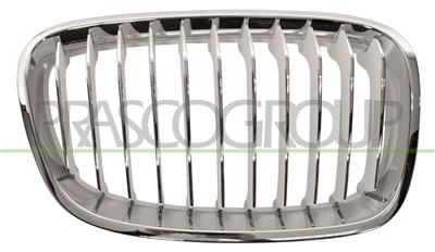 GRILLE CALANDRE DROITE CHROMEE-CHROMEE/BLANCHE - MOD. URBAN