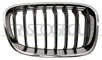 RADIATOR GRILLE RIGHT-CHROME-BLACK MOD. SPORT