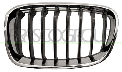 RADIATOR GRILLE LEFT-CHROME-BLACK MOD. SPORT