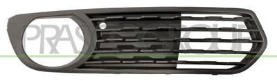 BUMPER GRILLE RIGHT-BLACK-OPEN-WITH FOG LAMP HOLES