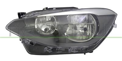 HEADLAMP LEFT H7+H7 ELECTRIC-WITH MOTOR (HELLA TYPE)