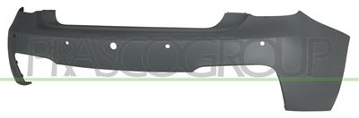 REAR BUMPER-PRIMED-WITH PDC+SENSOR HOLDERS-WITH VIEW CAMERA HOLE