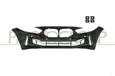 PARAURTI ANTERIORE-CON PRIMER-CON FORI PDC+SUPPORTI-CON TRACCE PARK ASSIST