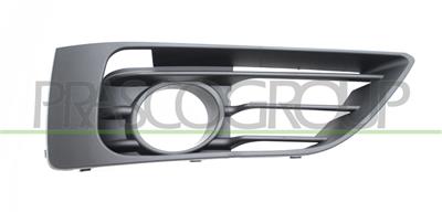 FRONT BUMPER GRILLE RIGHT-WITH FOG LAMP HOLES-BLACK