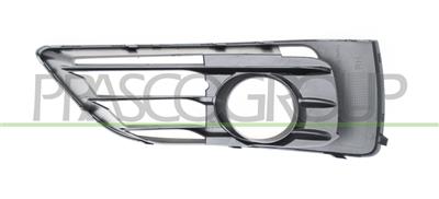 FRONT BUMPER GRILLE RIGHT-WITH FOG LAMP HOLES-BLACK