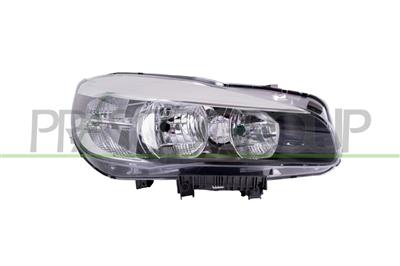 PROIETTORE DESTRO H7+H7-ELETTRICO-CON MOTORE-CON LUCE DIURNA-LED