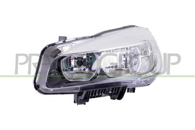HEADLAMP LEFT H7+H7 ELECTRIC-WITH MOTOR-WITH DAY RUNNING LIGHT-LED
