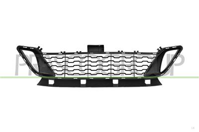 REJILLA PARACHOQUES DELANTERO-CENTRAL-NEGRA MOD. M-TECH