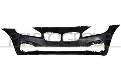FRONT BUMPER PRIMED-WITH TOW HOOK COVER-WITH CUTTING MARKS FOR PDC AND PARK ASSIST