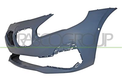 FRONT BUMPER PRIMED-WITH TOW HOOK COVER-WITH CUTTING MARKS FOR PDC AND PARK ASSIST