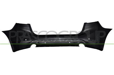 REAR BUMPER-PRIMED-WITH PDC HOLES+SENSOR HOLDERS-WITH SINGLE EXHAUST ON THE RIGHT AND ON THE LEFT MOD. ACTIVE TOURER LUXURY/SPORTLINE
