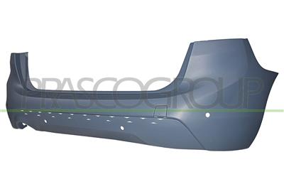 REAR BUMPER-PRIMED-WITH PDC+SENSOR HOLDERS-WITH SINGLE EXHAUST ON RIGHT AND LEFT SIDE MOD. ACTIVE TOURER LUXURY/SPORTLINE