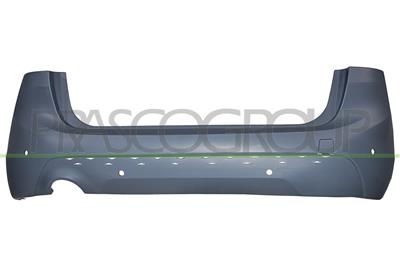 REAR BUMPER-PRIMED-WITH PDC+SENSOR HOLDERS-WITH SINGLE EXHAUST ON RIGHT AND LEFT SIDE MOD. ACTIVE TOURER LUXURY/SPORTLINE