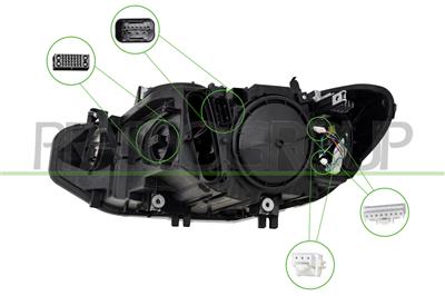 SCHEINWERFER RECHTS-MIT LWR-MIT MOTOR-MIT AFS SYSTEM-LED