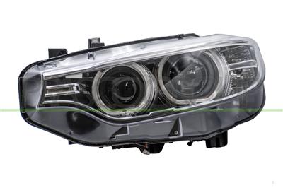 OPTICA IZQUIERDA XENON D1S-PY24 ELECTRICA-CON MOTOR-NEGRA-LED