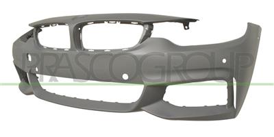 FRONT BUMPER-PRIMED-WITH PDC+SENSOR HOLDERS-WITH PARK ASSIST