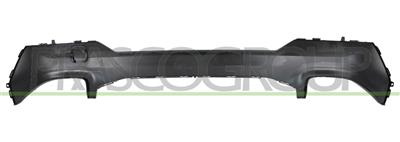 MOLDURA CENTRAL PARACHOQUES TRASERO-NEGRA BRILLANTE-CON TAPAGANCHO MOD. M-SPORT M440 