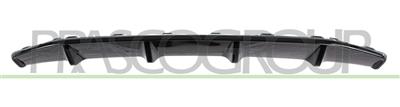 REAR BUMPER SPOILER-BLACK-GLOSSY