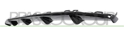 REAR BUMPER SPOILER-BLACK-GLOSSY