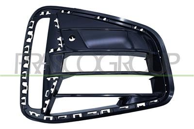 FRONT BUMPER GRILL RIGHT-BLACK-GLOSSY-WITH PDC HOLE+SENSOR HOLDER