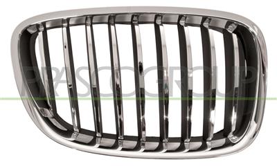 RADIATOR GRILLE RIGHT-CHROME-CHROME-BLACK