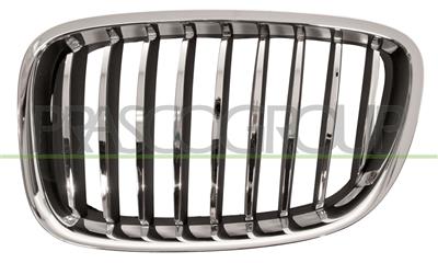 GRILLE CALANDRE GAUCHE CHROMEE-CHROMEE/NOIRE