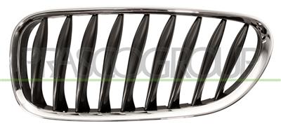 GRILLE CALANDRE GAUCHE-CHROMEE/NOIRE