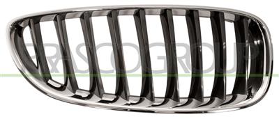 RADIATOR GRILLE RIGHT-CHROME-BLACK