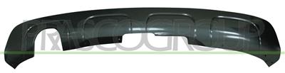 REAR BUMPER SPOILER-DARK GOSSY GRAY-WITH SINGLE EXHAUST HOLE ON LEFT SIDE MOD. M-TECH