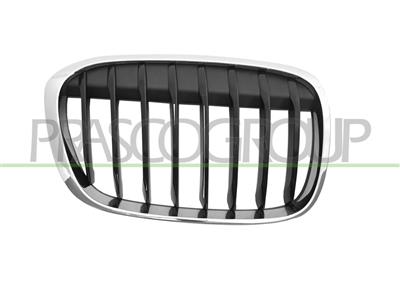 RADIATOR GRILLE RIGHT-CHROME-CHROME/BLACK