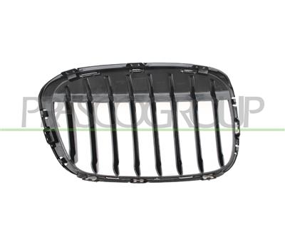 GRILLE CALANDRE GAUCHE CHROMEE-CHROMEE/NOIRE