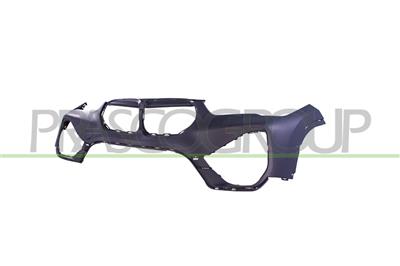FRONT BUMPER-PRIMED-WITH TOW HOOK COVER-WITH HEADLAMP WASHER AND PARK ASSIST CUTTING MARKS