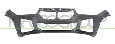 FRONT BUMPER-PRIMED-WITH TOW HOOK COVER-WITH CUTTING MARKS FOR PDC, PARK ASSIST AND HEADLAMP WASHERS