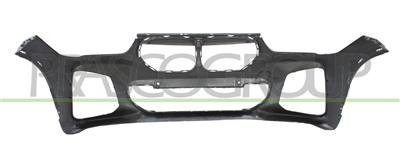 PARAURTI ANTERIORE-CON PRIMER-CON TAPPO COPRI GANCIO-CON FORI PDC+SUPPORTI-CON TRACCE PARK ASSIST E LAVAFARI