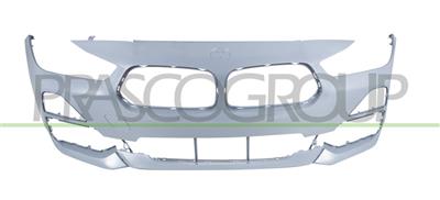 FRONT BUMPER-PRIMED-WITH TOW HOOK COVER-WITH CUTTING MARKS FOR PDC, PARK ASSIST AND HEADLAMP WASHERS