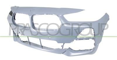 FRONT BUMPER-PRIMED-WITH TOW HOOK COVER-WITH PDC AND PARK ASSIST+SENSOR HOLDERS-WITH HEADLAMP WASHER CUTTING MARKS