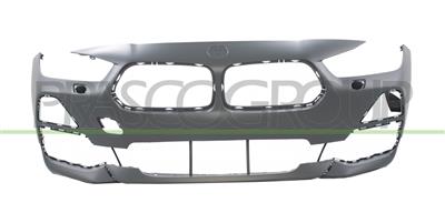 FRONT BUMPER PRIMED-WITH HEADLAMP WASHER HOLES-WITH CUTTING MARKS FOR PDC