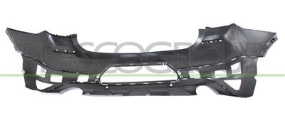 REAR BUMPER-PRIMED-WITH PDC+SENSOR HOLDERS-WITH VIEW CAMERA HOLE