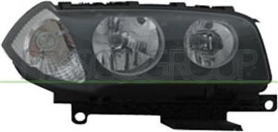 SCHEINWERFER RECHTS-H7+H7-MIT LWR-MIT MOTOR-SILBER-WEISSER BLINKER