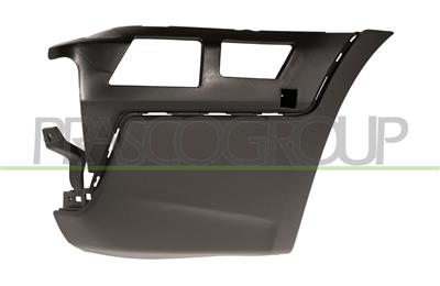 REAR BUMPER END CUP RIGHT-BLACK-TEXTURED FINISH