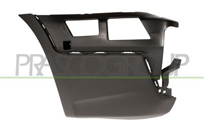 REAR BUMPER END CUP LEFT-BLACK-TEXTURED FINISH