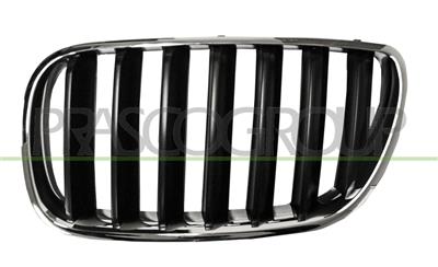 GRILLE CALANDRE GAUCHE CHROMEE/NOIRE 