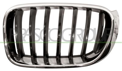 GRILLE CALANDRE GAUCHE-CHROMEE/NOIRE - MOD. BASIS