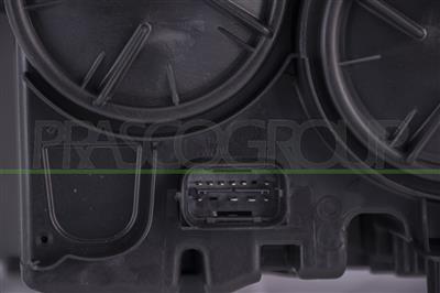 SCHEINWERFER RECHTS H7+H7-MIT LWR-MIT MOTOR-SCHWARZ
