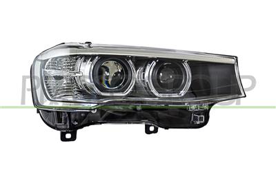 HEADLAMP RIGHT XENON HID/D1S ELECTRIC-WITH MOTOR-WITH DAY RUNNING LIGHT-LED-BLACK
