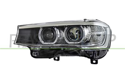 PROIETTORE SINISTRO-XENON HID/D1S-ELETTRICO-CON MOTORE-CON LUCE DIURNA-NERO-LED