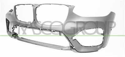 STOSSTANGE VORNE-GRUNDIERT-MIT LOECHERN FUER EINPARKHILFE+SENSORHALTER-MIT KAMERALOCH MOD. LUXURY LINE