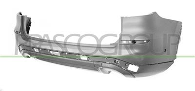 PARAURTI POSTERIORE-CON PRIMER-CON FORI PARK ASSIST-CON TAPPO COPRI GANCIO