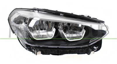 OPTICA DERECHA H7 ELECTRICA-CON MOTOR-CON LUZ DIURNA-LED